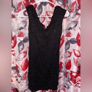 Laundry By Shelli Segal Black Textured Garment